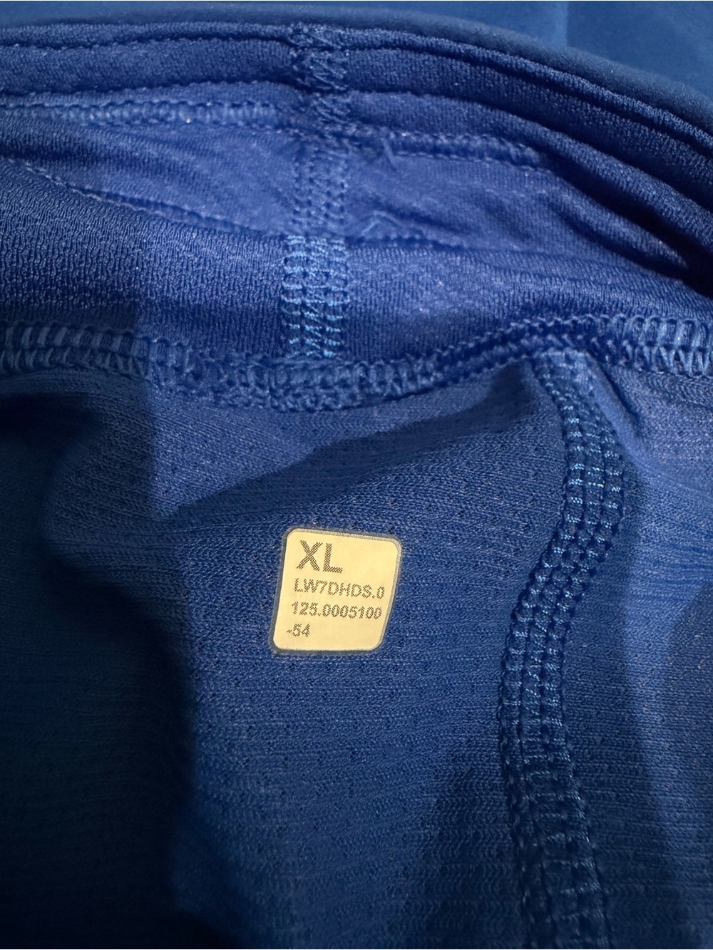 Lululemon Fast and Free Galactic Cobalt XL - Picture 5 of 5